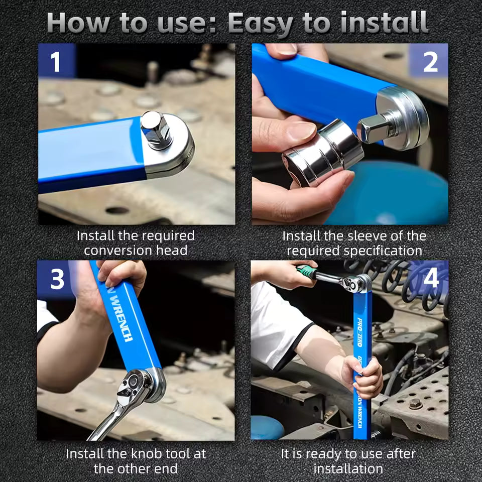 TrixVolt™ Pro-Zero Offset Extension Wrench