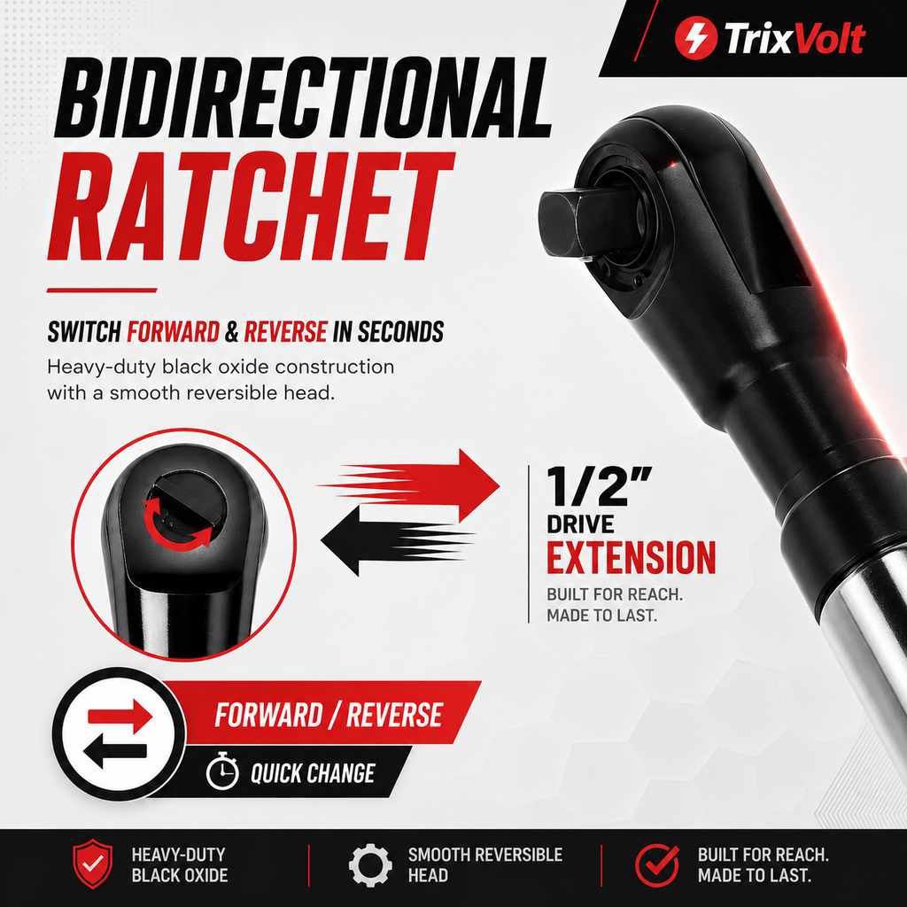 TrixVolt™ Offset Ratchet Extension